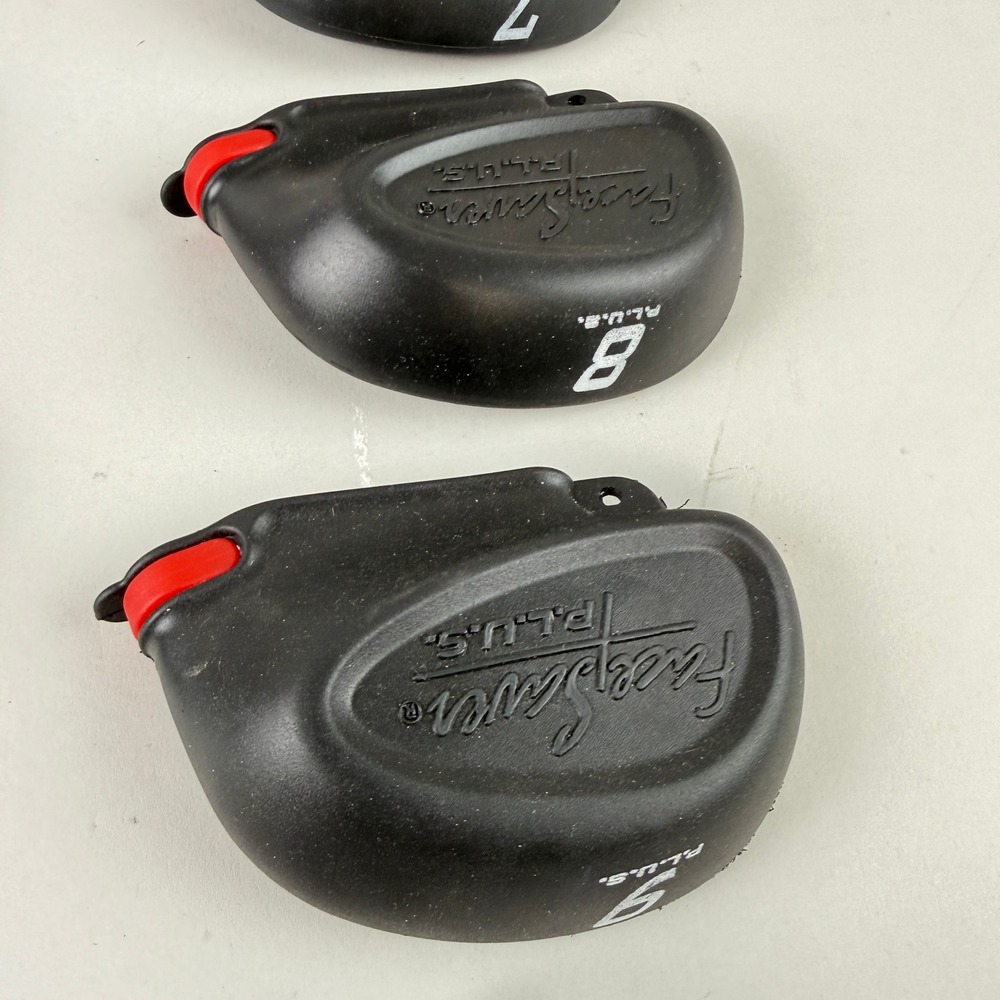 Face Saver Iron Covers P.L.U.S. Golf Set 9pc Black Vintage made in USA - Picture 3 of 8